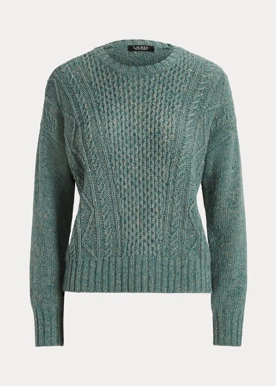 NEW Lauren Ralph Lauren Women's Wool-Blend Sweater