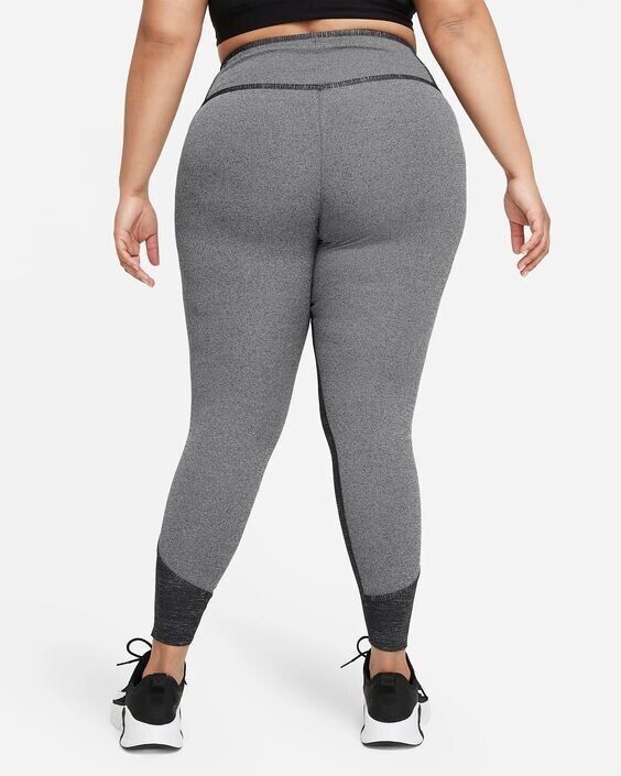NEW! Nike Women's Plus Size 2X Dri-FIT One Luxe Mid-Rise Leggings NWT $100