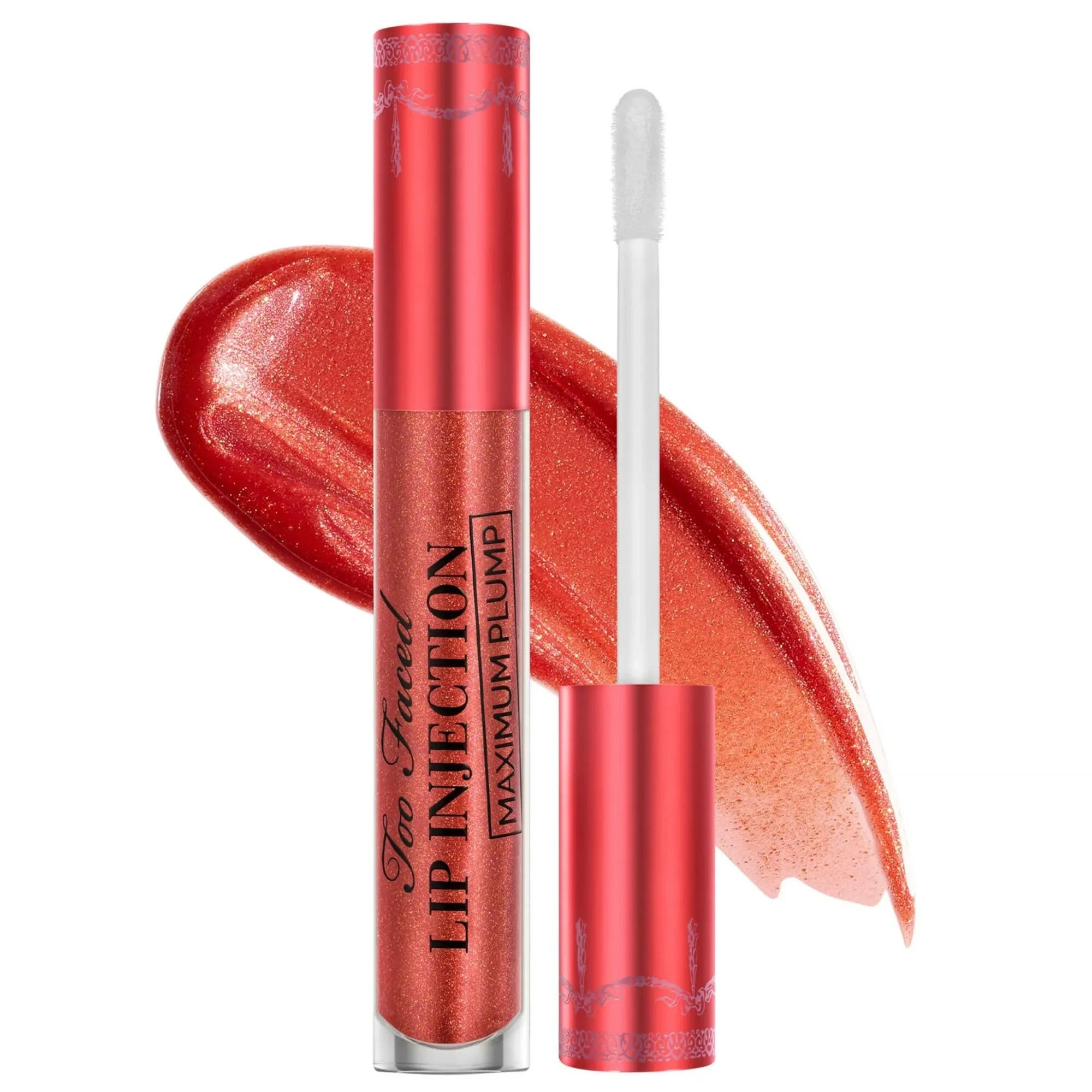 Too Faced Limited Edition Lip Injection Maximum Plump Extra Strength Hydrating Lip Plumper Gloss In Maple Syrup