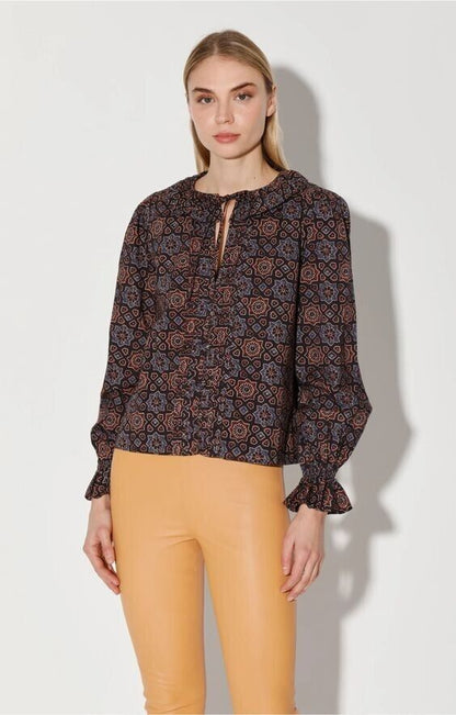 NEW! Walter Baker Women's M Cameron Mosaic Top NWT $168