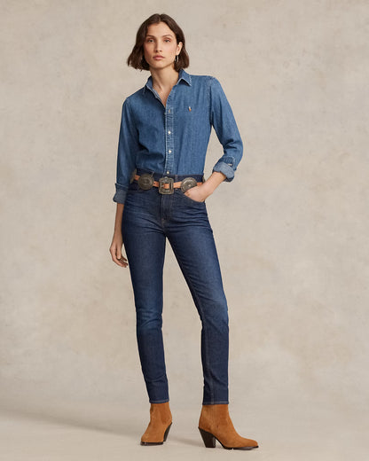 NEW Polo Ralph Lauren Women's 25 High-Rise Super-Slim Skinny Ankle Jean