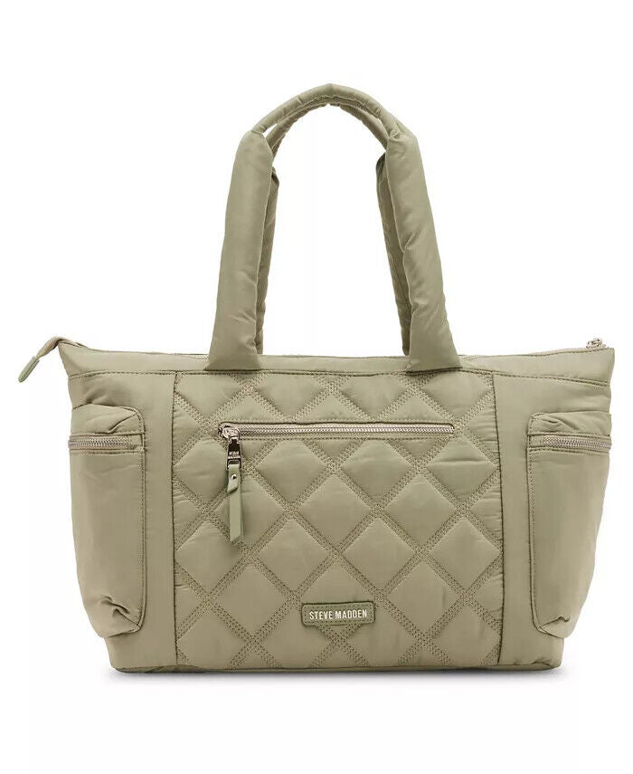 NEW! Steve Madden Women's Londyn Nylon Quilted Tote