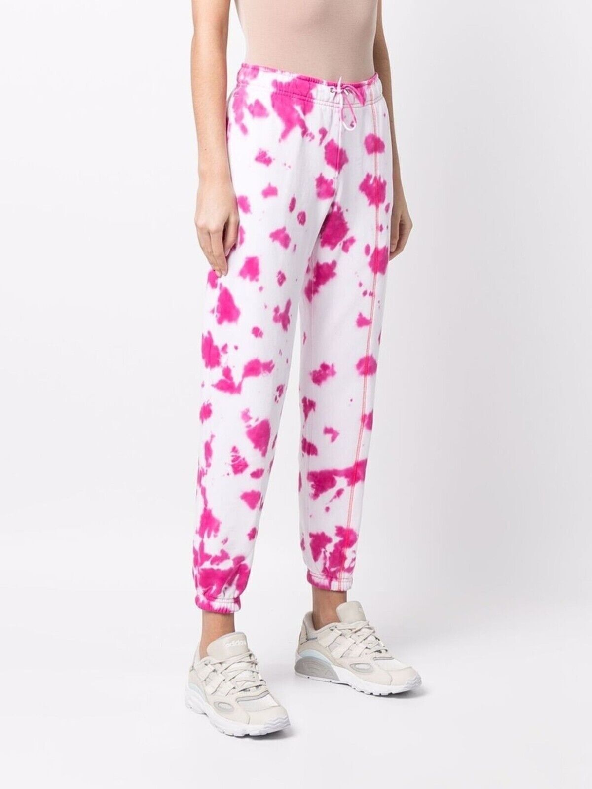 NEW! Nike Women's Plus 1X Sportswear Fleece Mid-Rise Tie-Dye Sweatpants