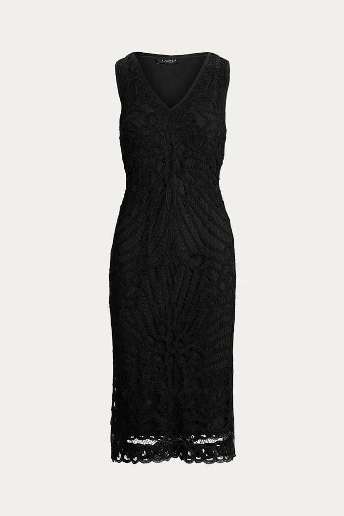 NEW! Lauren Ralph Lauren Women's 10 Battenburg Lace Dress NWT $245