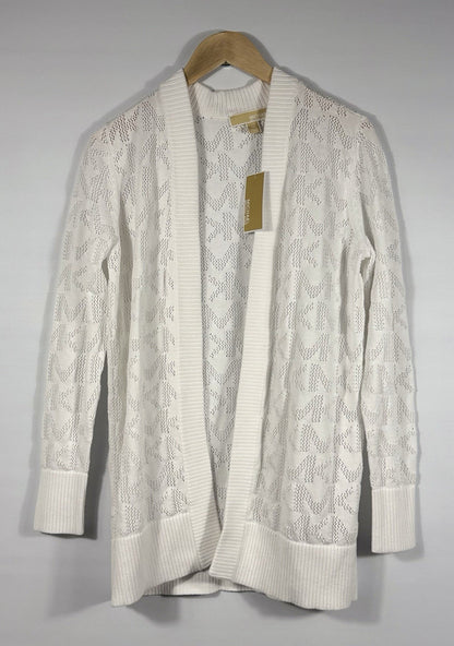 NEW Michael Kors Women's S Logo Open Front Cardigan NWT $125