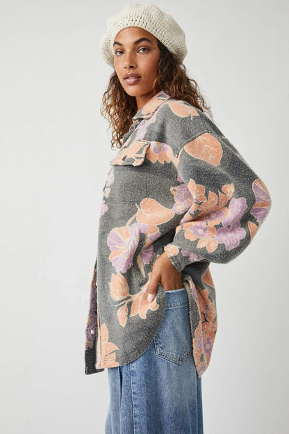 NEW! Free People Women's S Printed Ruby Jacket NWT $178