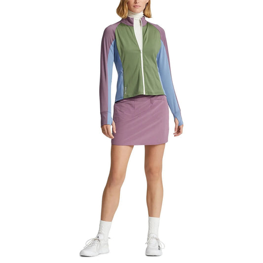 RLX Golf Ralph Lauren Women's M Color-Blocked Jersey Full-Zip Jacket NWT $168