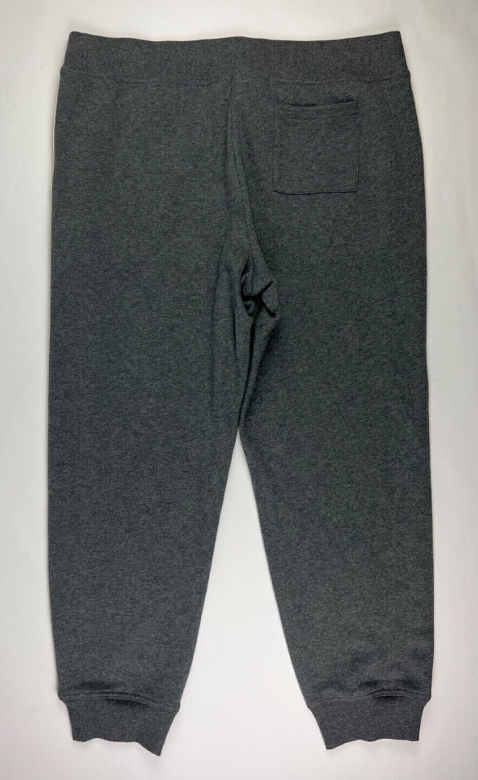 Lauren Ralph Lauren Women's XL Side-Stripe Jogger Pant In Gray/White NWT $110