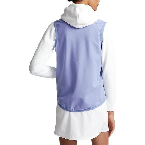 NEW RLX Golf Ralph Lauren Women's Printed Terry Sleeveless Full-Zip Vest