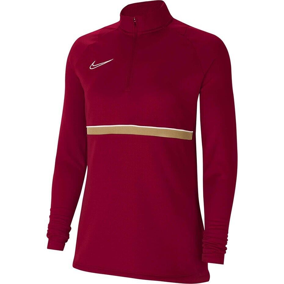 NEW! Nike Women's L Dri-Fit Academy Soccer Drill Sweatshirt Top