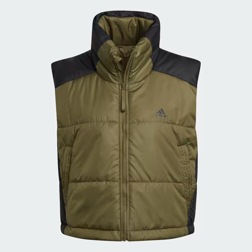 NEW! Adidas Women's XL Sportswear 3-Stripes Insulated Zip Vest