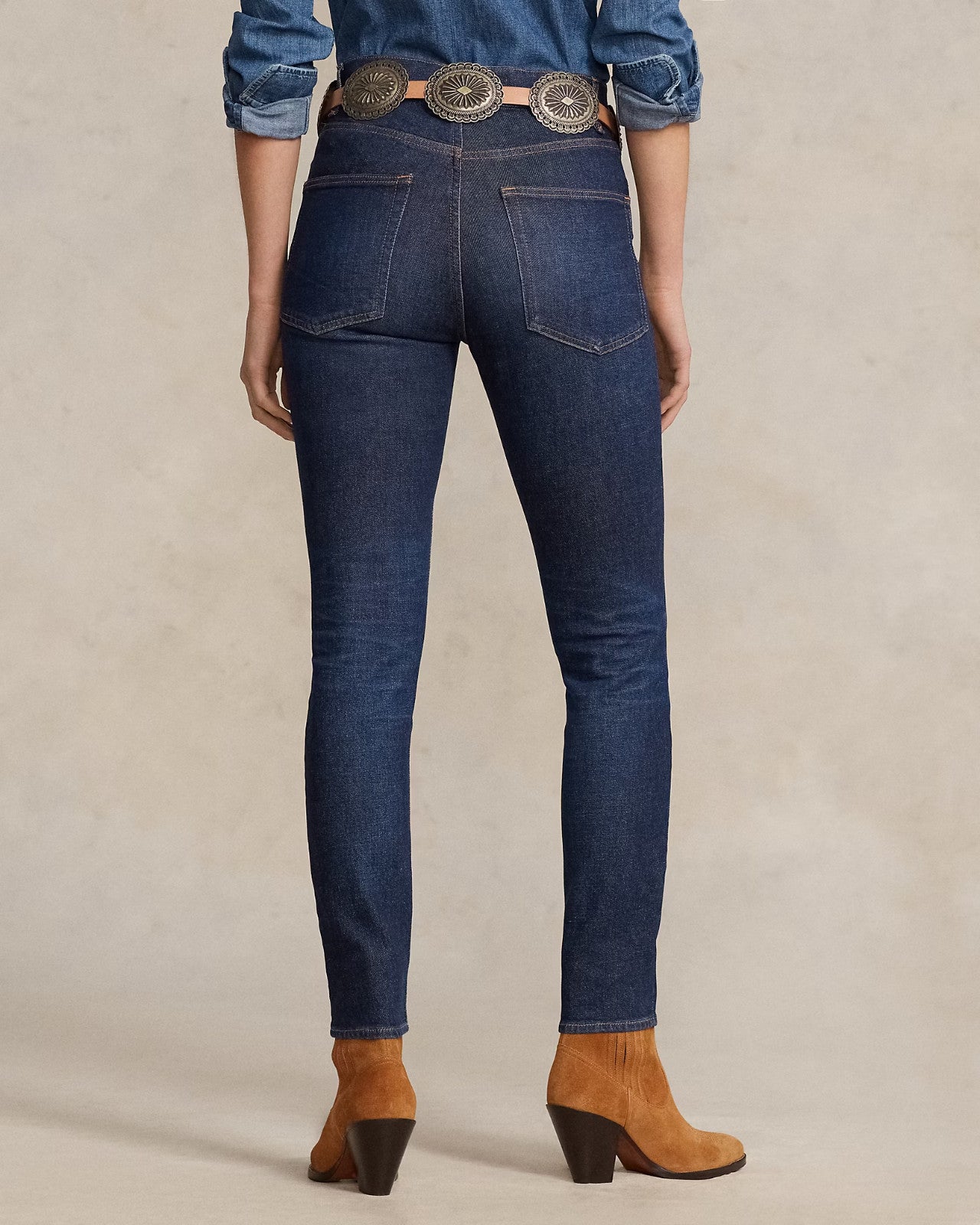 NEW Polo Ralph Lauren Women's 25 High-Rise Super-Slim Skinny Ankle Jean