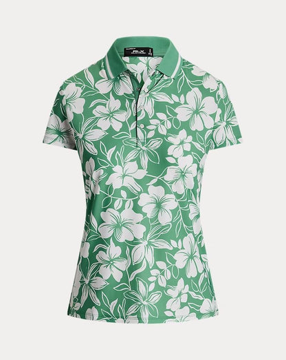 NEW RLX Golf Ralph Lauren Women's Tailored Fit Floral Polo Shirt