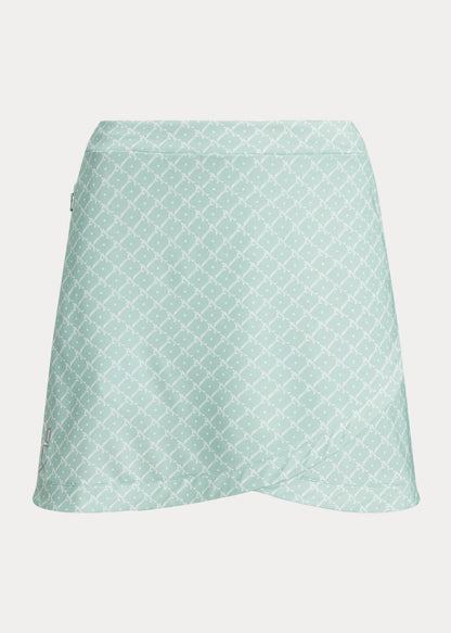 RLX Golf Ralph Lauren Women's S 17" Faux-Wrap Stretch Jersey Skort NWT $148