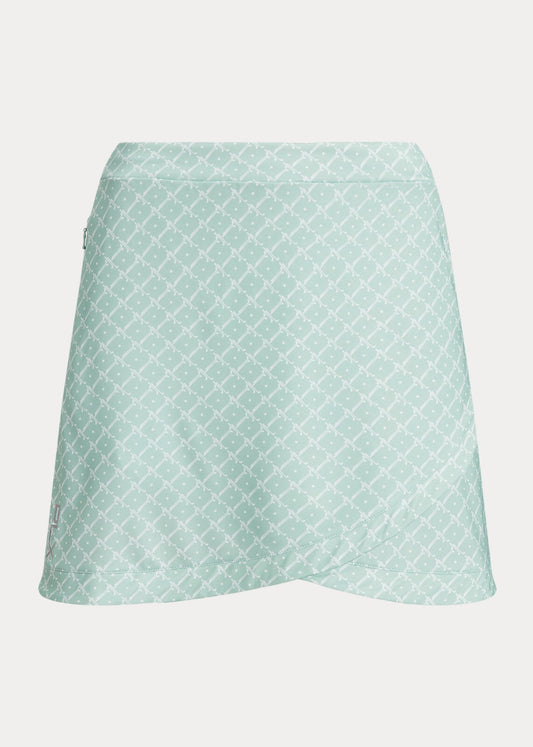 RLX Golf Ralph Lauren Women's S 17" Faux-Wrap Stretch Jersey Skort NWT $148
