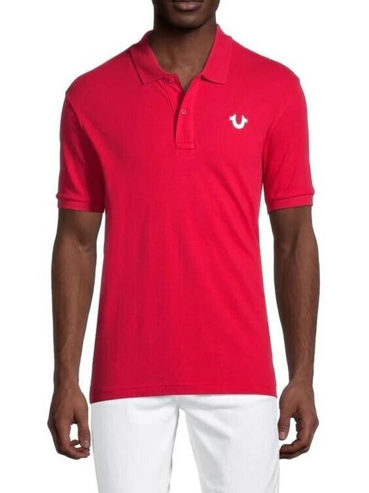 NEW! True Religion Men's L Cotton Logo Polo Shirt NWT$79