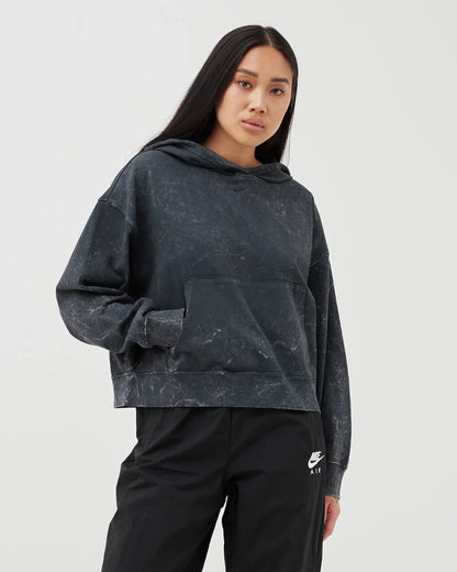 NEW! Nike Women's L Logo Washed Cotton Hoodie