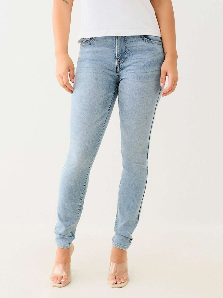 NEW! True Religion Women's 31 Halle High Rise Super Skinny Jean NWT $159