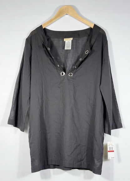 NEW MICHAEL Michael Kors Women's XS Eyelet Beachwear Cover-Up NWT $122