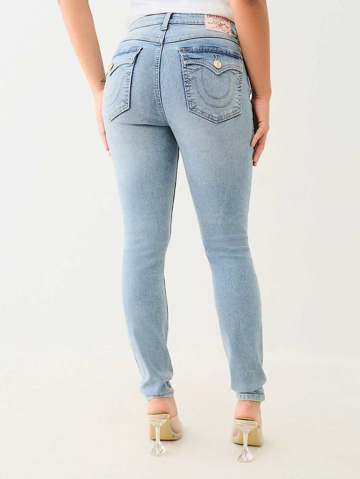 NEW! True Religion Women's 31 Halle High Rise Super Skinny Jean NWT $159