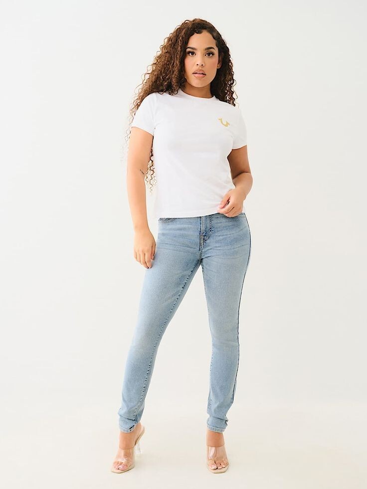 NEW! True Religion Women's 31 Halle High Rise Super Skinny Jean NWT $159