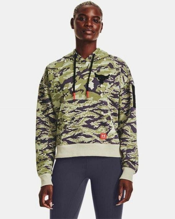 NEW! Under Armour Women's XL Project Rock Veterans Day Fleece Hoodie NWT $100