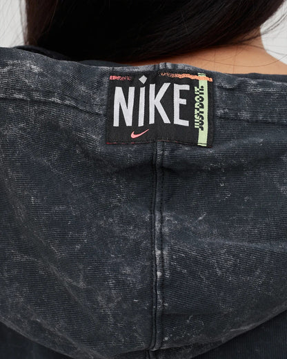 NEW! Nike Women's L Logo Washed Cotton Hoodie