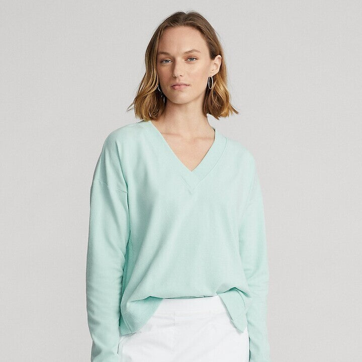 NEW! RLX Golf Ralph Lauren Women's S Jersey V-Neck Pullover NWT $148