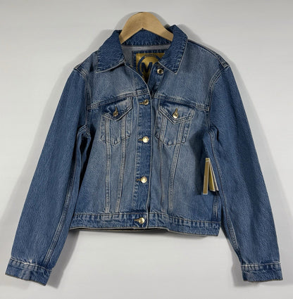 NEW MICHAEL Michael Kors Women's Cropped Denim Jacket • Reg Price $155