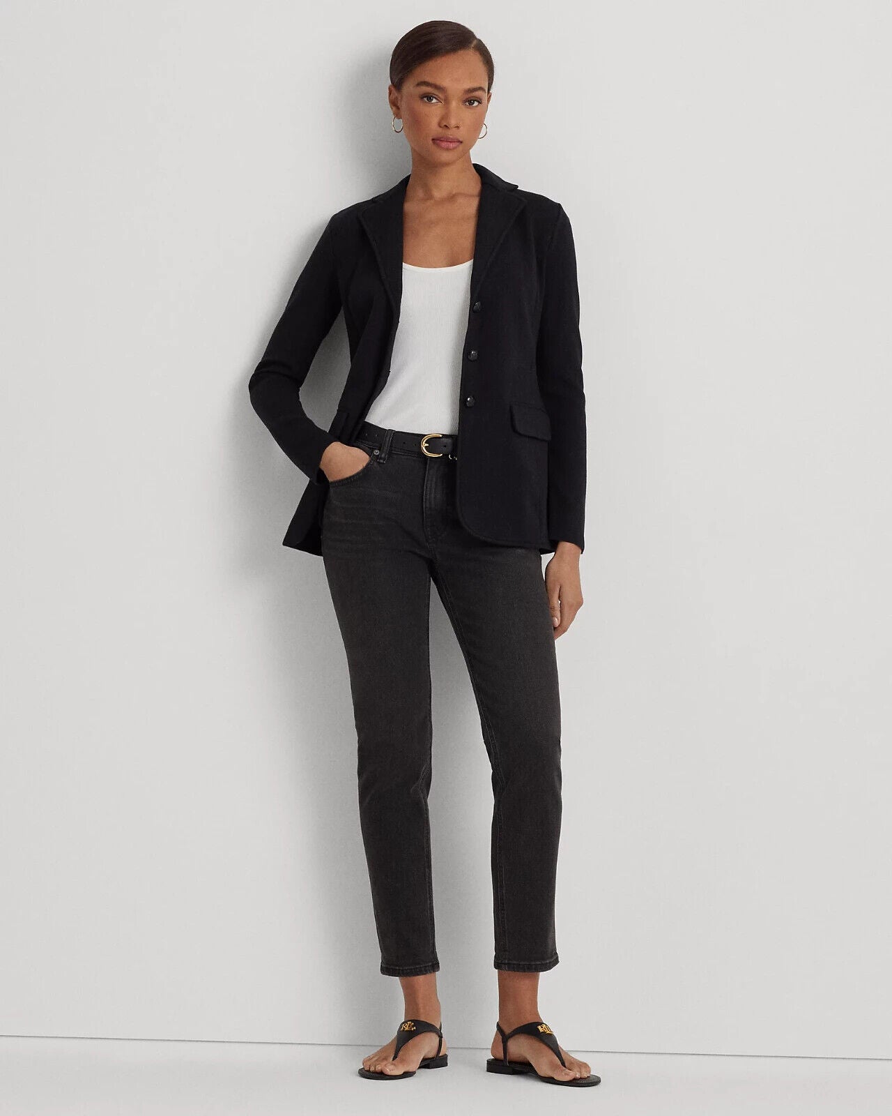 NEW! Lauren Ralph Lauren Women's LP Combed Cotton Blazer NWT $195