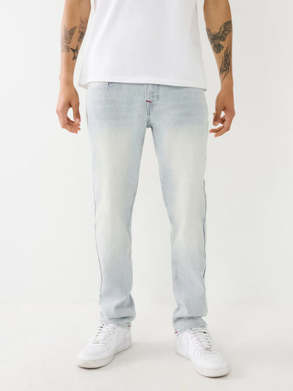 NEW! True Religion Men's 42 Geno Slim Light Blossom Wash Jeans NWT $159
