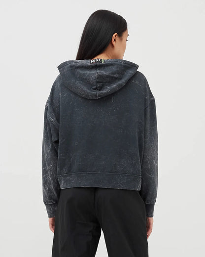 NEW! Nike Women's L Logo Washed Cotton Hoodie