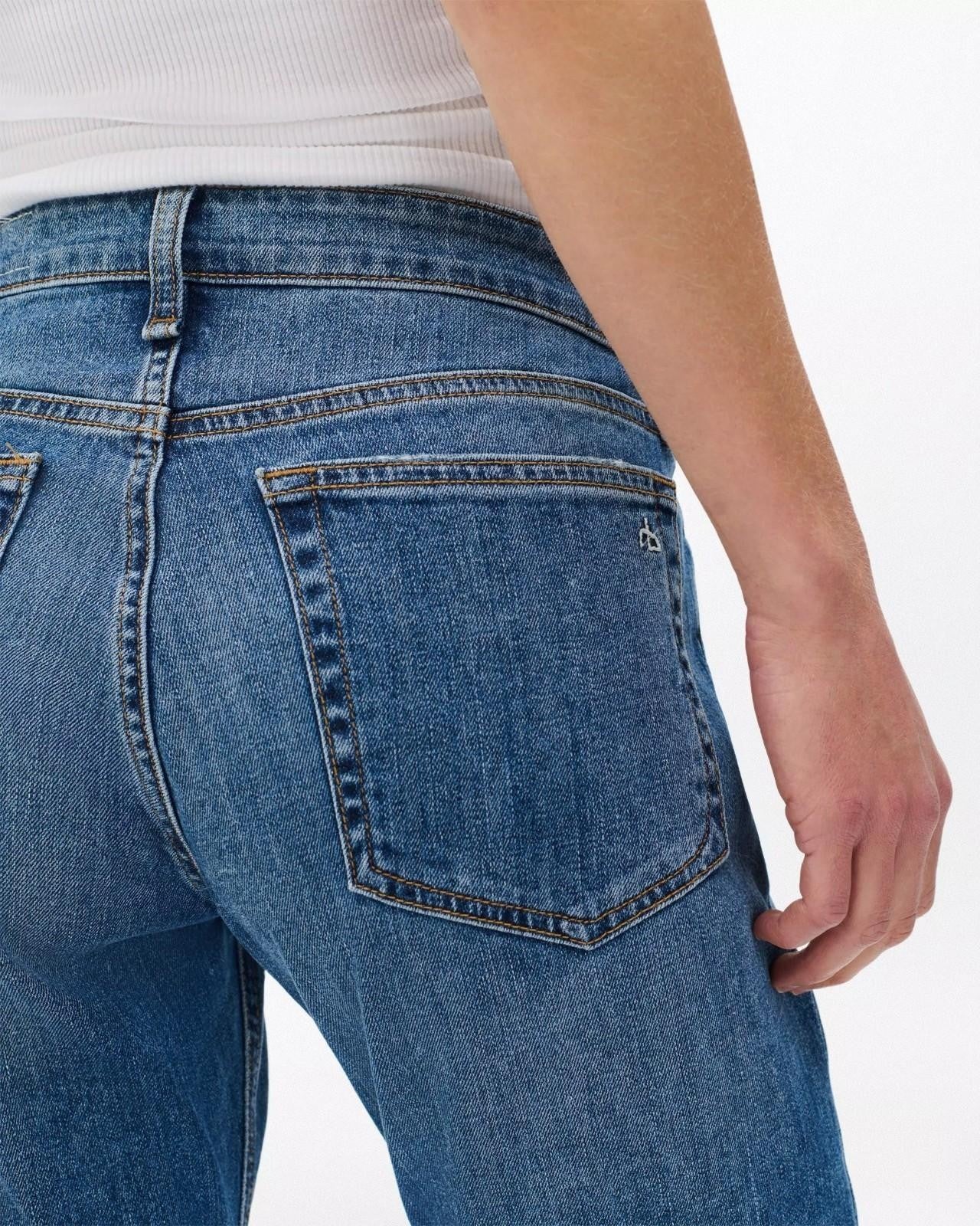 NEW Rag & Bone Women's 27 Julienne Dre Low-Rise Slim Boyfriend Jeans