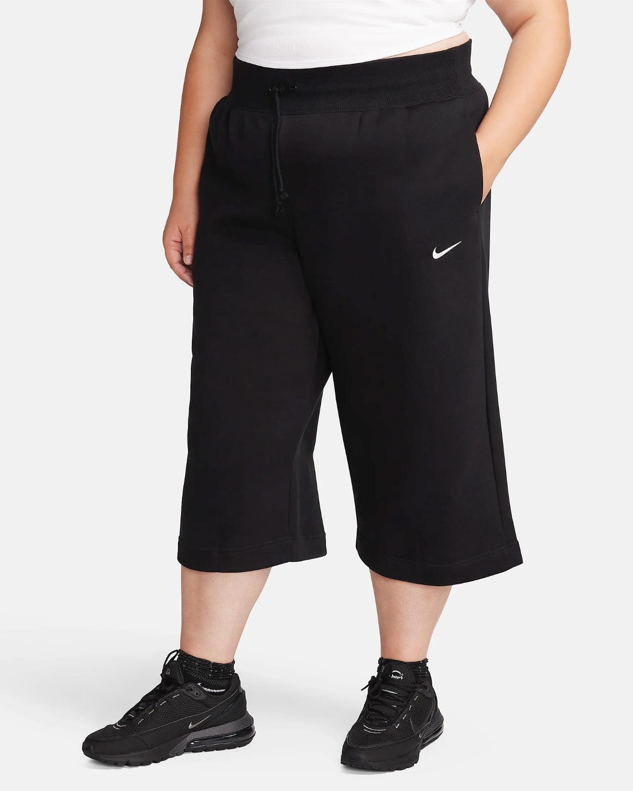 NEW! Nike Women's 2X Sportswear Phoenix Fleece High-Waisted Cropped Sweatpants