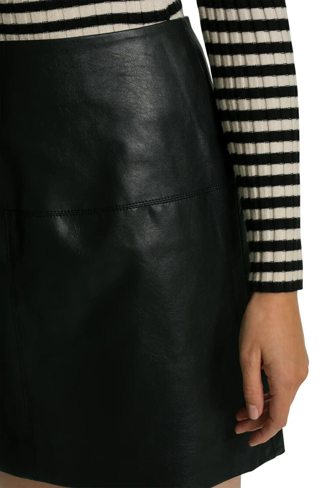 NEW! Ted Baker Women's 0 Verium PU Leather Suede Mini Skirt NWT $225