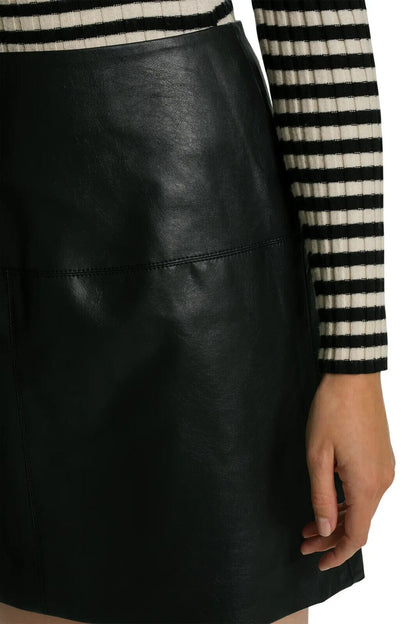 NEW! Ted Baker Women's 0 Verium PU Leather Suede Mini Skirt NWT $225