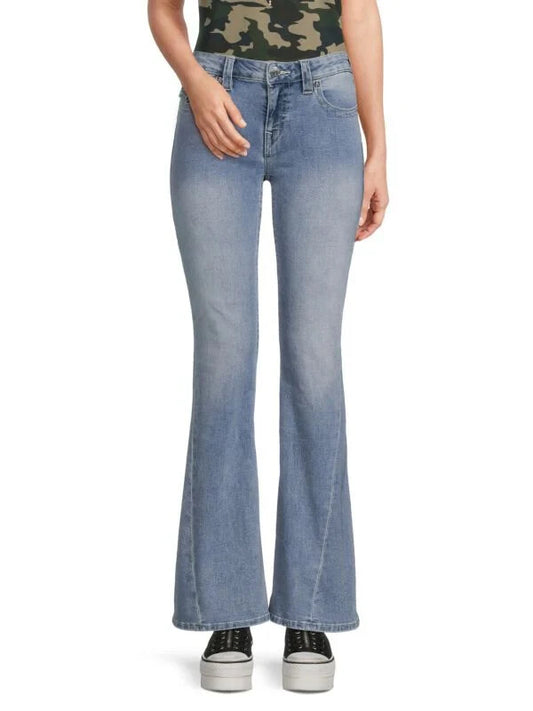 NEW! True Religion Women's 30 Joey Low Rise Faded Flare Jean NWT $149
