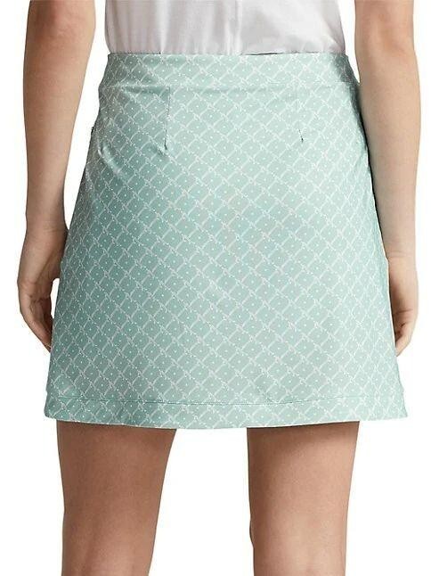 RLX Golf Ralph Lauren Women's S 17" Faux-Wrap Stretch Jersey Skort NWT $148