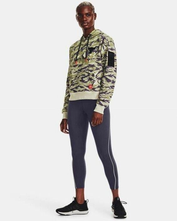 NEW! Under Armour Women's XL Project Rock Veterans Day Fleece Hoodie NWT $100
