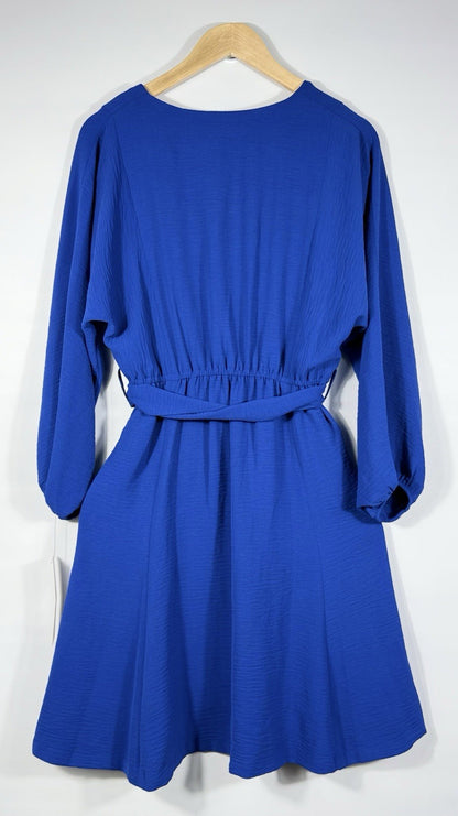 NEW Calvin Klein Women's 4 Long-Sleeve Front Button Dress • Reg Price $134