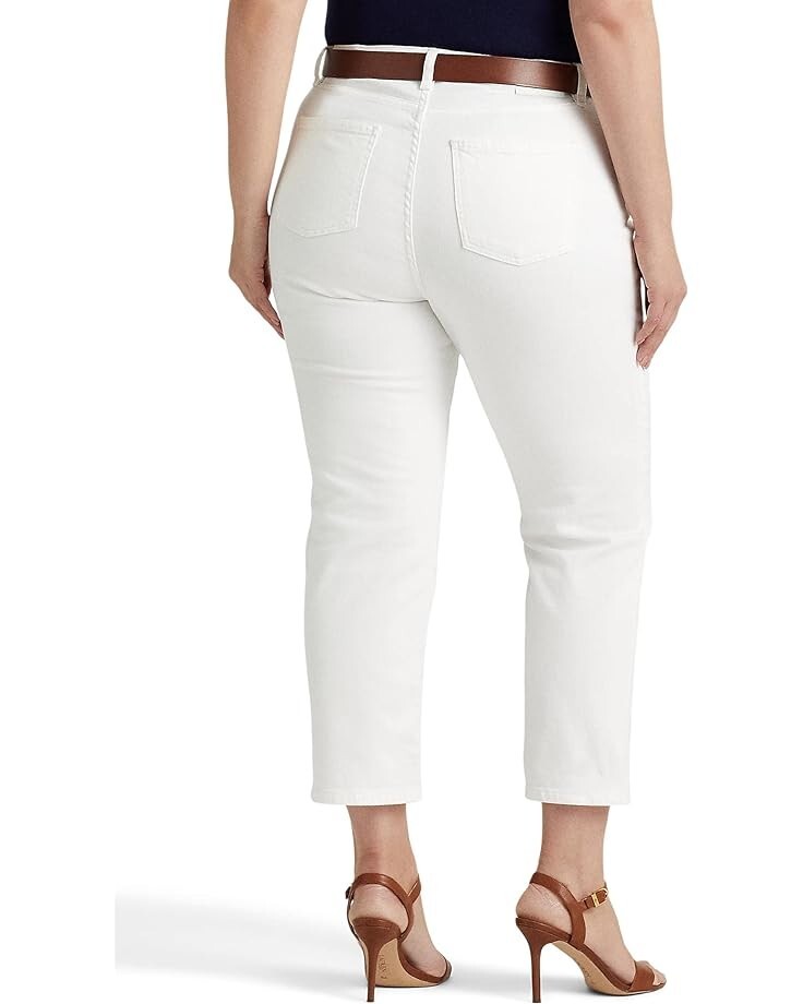 NEW! Lauren Ralph Lauren Women's 16W High-Rise Skinny Crop Jeans NWT $109.50