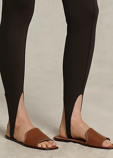 NEW! Polo Ralph Lauren Women's S Stirrup Stretch Side-Zip Legging NWT $298