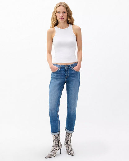 NEW Rag & Bone Women's 27 Julienne Dre Low-Rise Slim Boyfriend Jeans