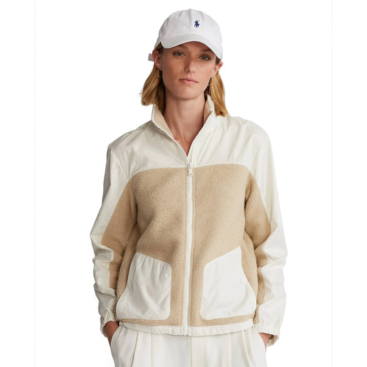 NEW! RLX Golf Ralph Lauren Women's XL Sherpa Hybrid Full-Zip Jacket NWT $188