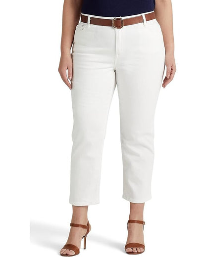NEW! Lauren Ralph Lauren Women's 16W High-Rise Skinny Crop Jeans NWT $109.50