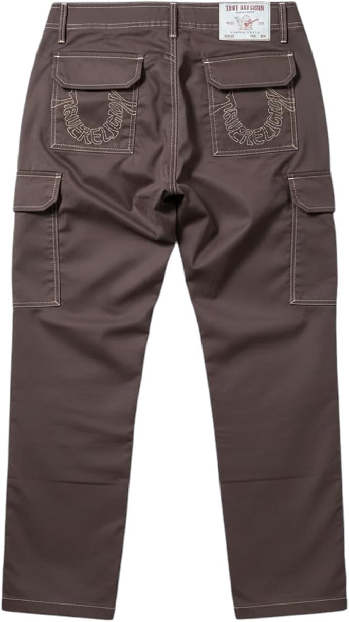 NEW True Religion Men's 34 Horseshoe Outline Cargo Pant • Reg Price $169