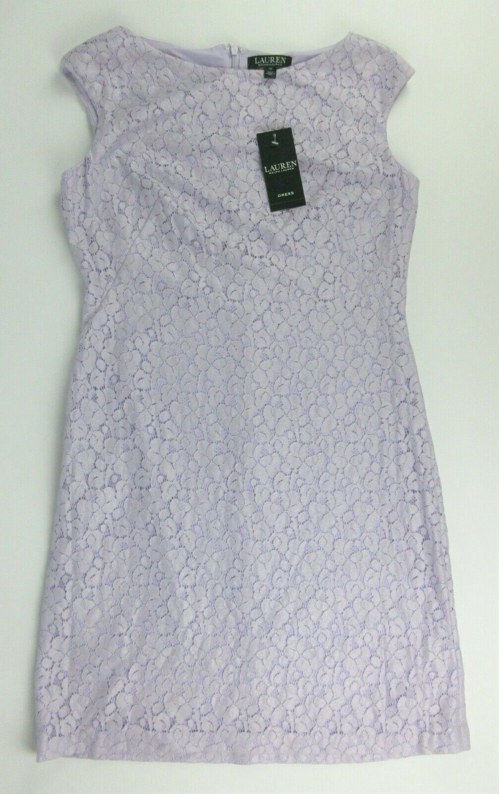 NEW! Lauren Ralph Lauren Women's 10 Sleeveless Lace Sheath Dress NWT $175