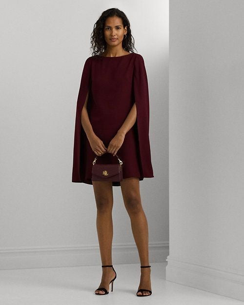 NEW Lauren Ralph Lauren Women's 8 Cape Georgette Cocktail Dress