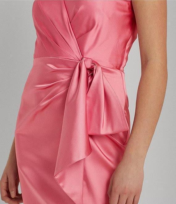 NEW! Lauren Ralph Lauren Women's 14 Structured Satin-Cocktail Dress NWT $265