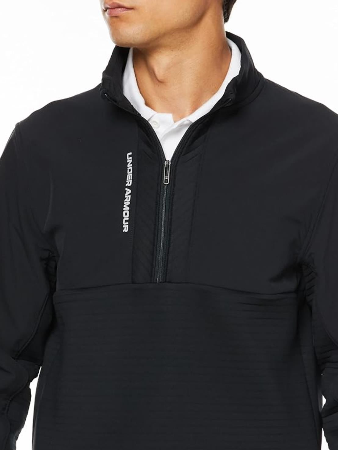 NEW Under Armour Men's 3XL Funnel neck Half Zip Jacket In Blue NWT $120